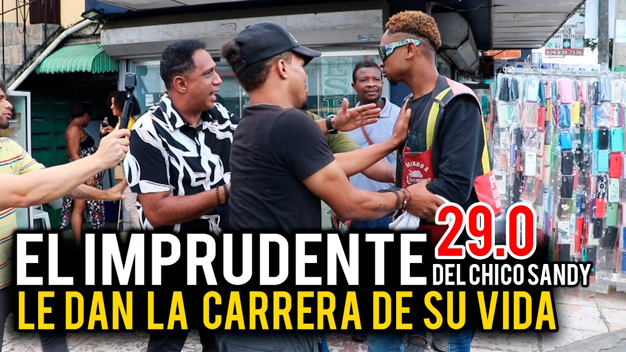 EL IMPRUDENTE 29.0    LE DAN LA CARRERA DE SU VIDA POR NECIO