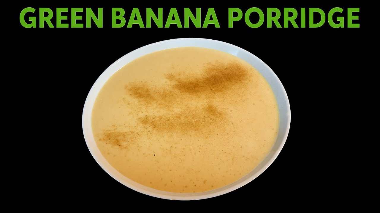 Creamy Jamaican Green Banana Porridge | Traditional Caribbean Breakfast Recipe