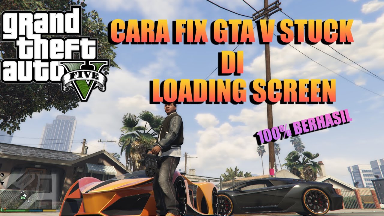 CARA FIX GTA V STUCK DI LOADING SCREEN 100% BERHASIL | GTA 5 Story Mode Crash Fix Latest Patch