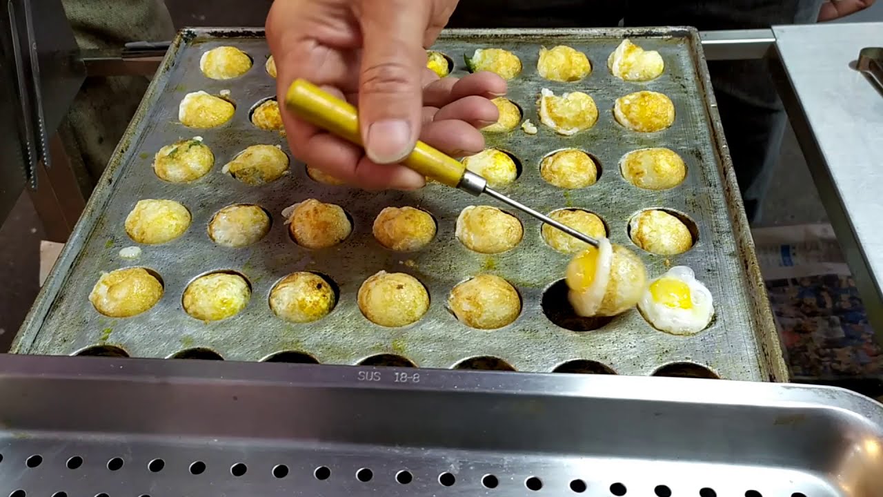 烤小鳥蛋 鵪鶉蛋QUail eggs/Fried Bird Egg1街頭小吃.