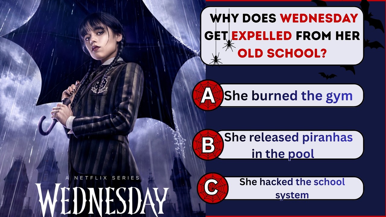 ULTIMATE Wednesday Adams Quiz  Superfans Will LOVE This Insane Quiz Challenge |Season 1