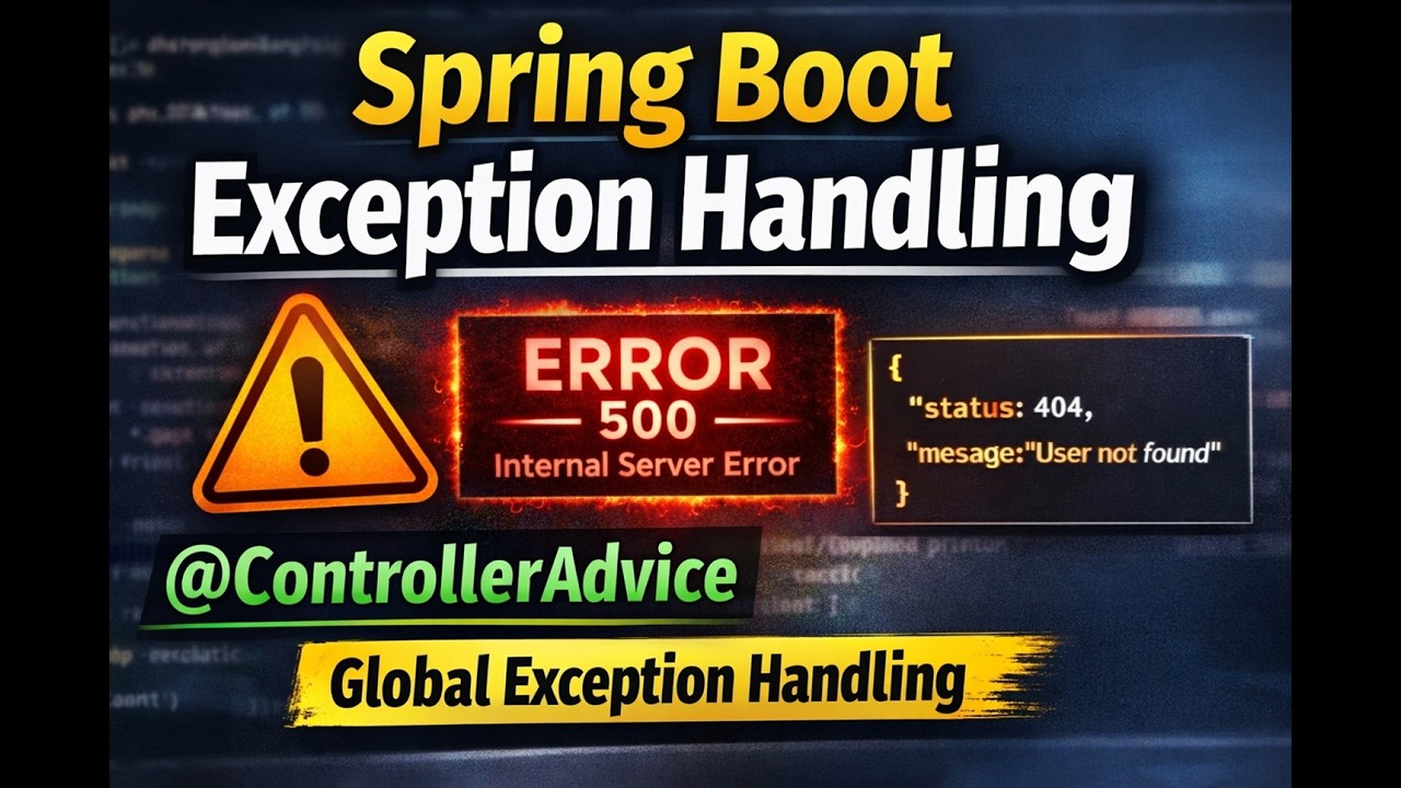 Stop Using Try-Catch Everywhere! | Spring Boot Global Exception Handling