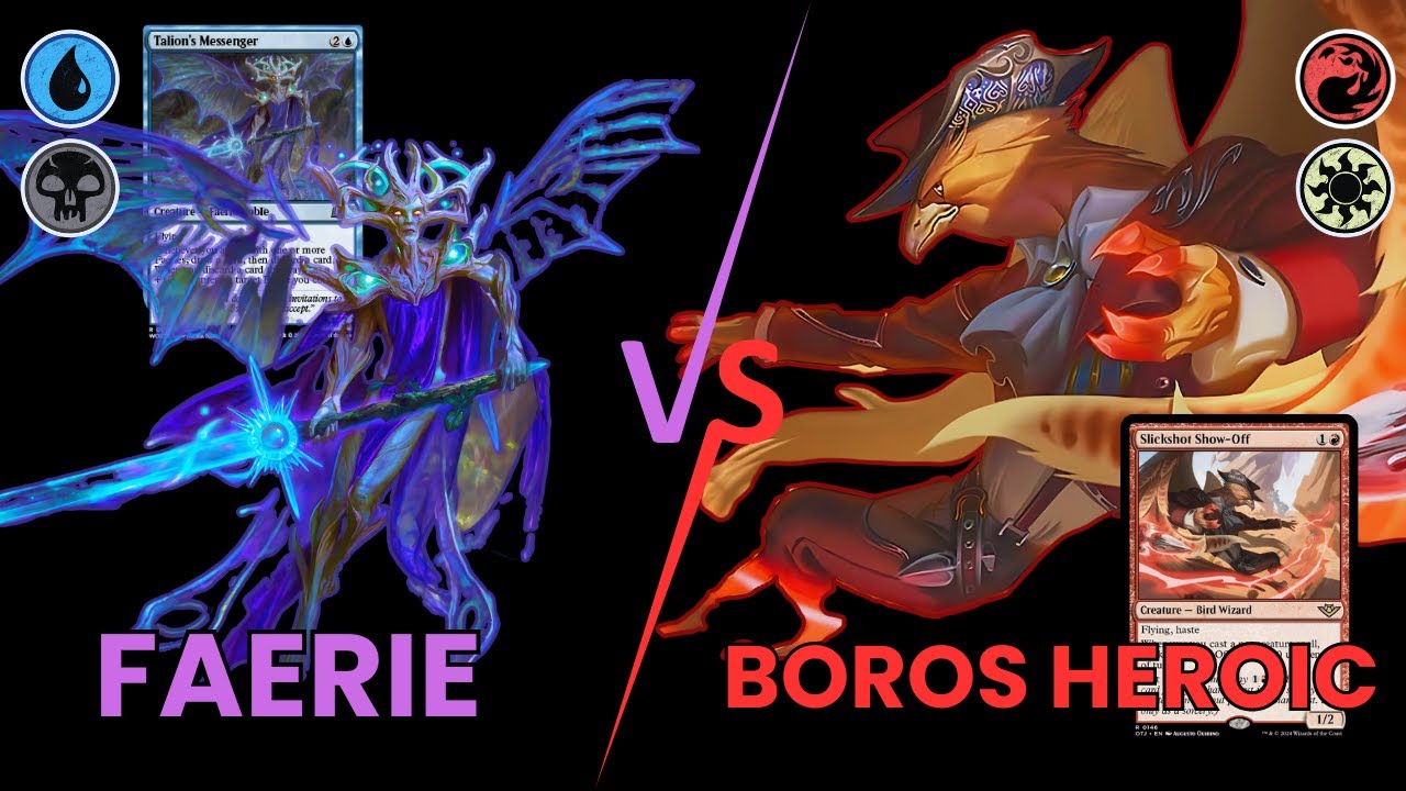 Slickshot Show-Off is AMAZING | Dimir Faeries vs Boros Heroic | MTG Arena | Bo3