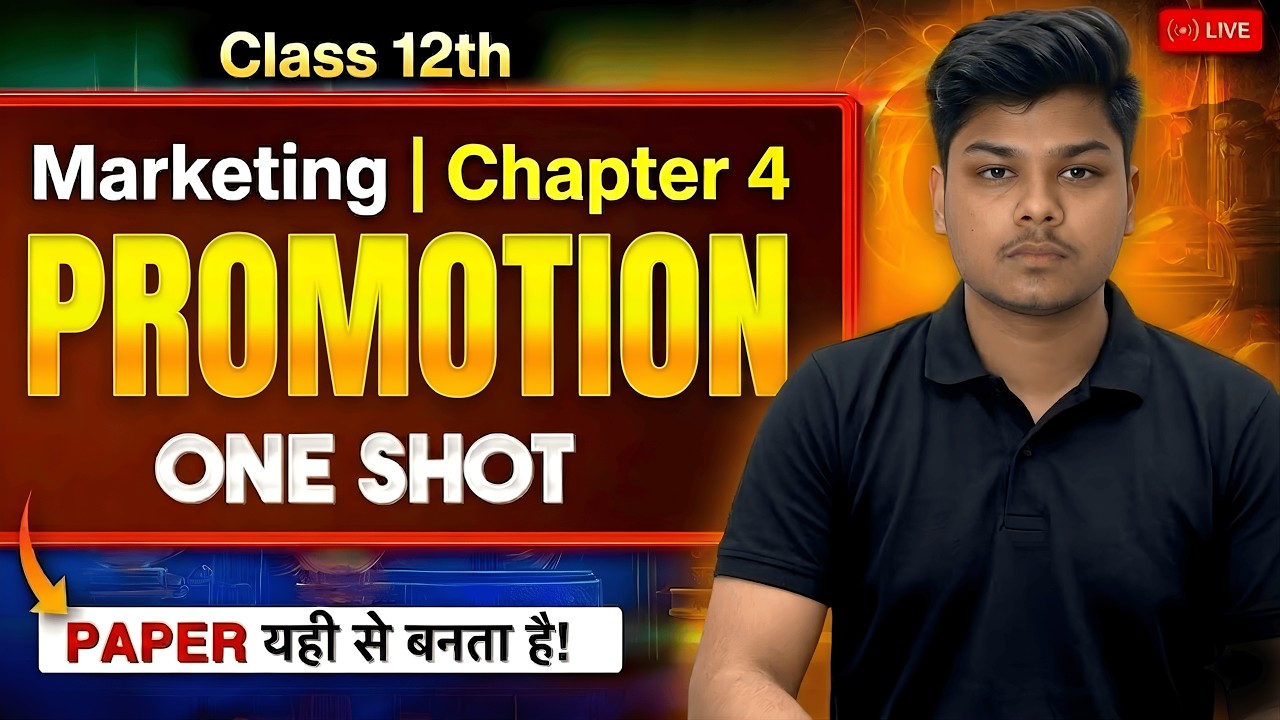Promotion Class 12 Marketing (812) One Shot 😱 Unit 4 Full Revision | CBSE Boards 2026