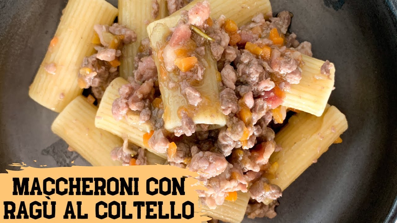 Ragù Bolognese al coltello (ragù bianco) - cucina salutare, semplice, gustosa e saporita!