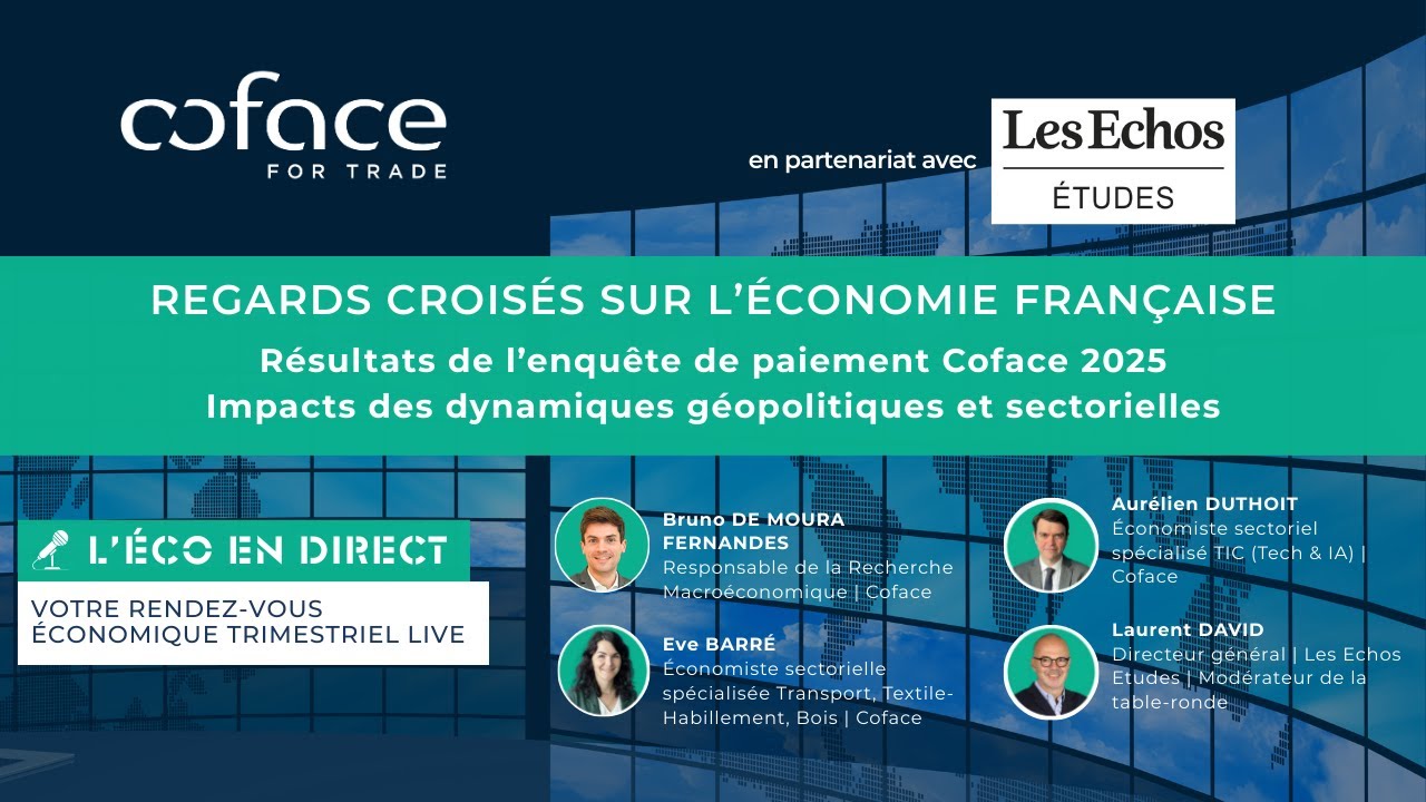 Regards croisés sur l’économie française | Résultats de l’enquête de paiement Coface 2025
