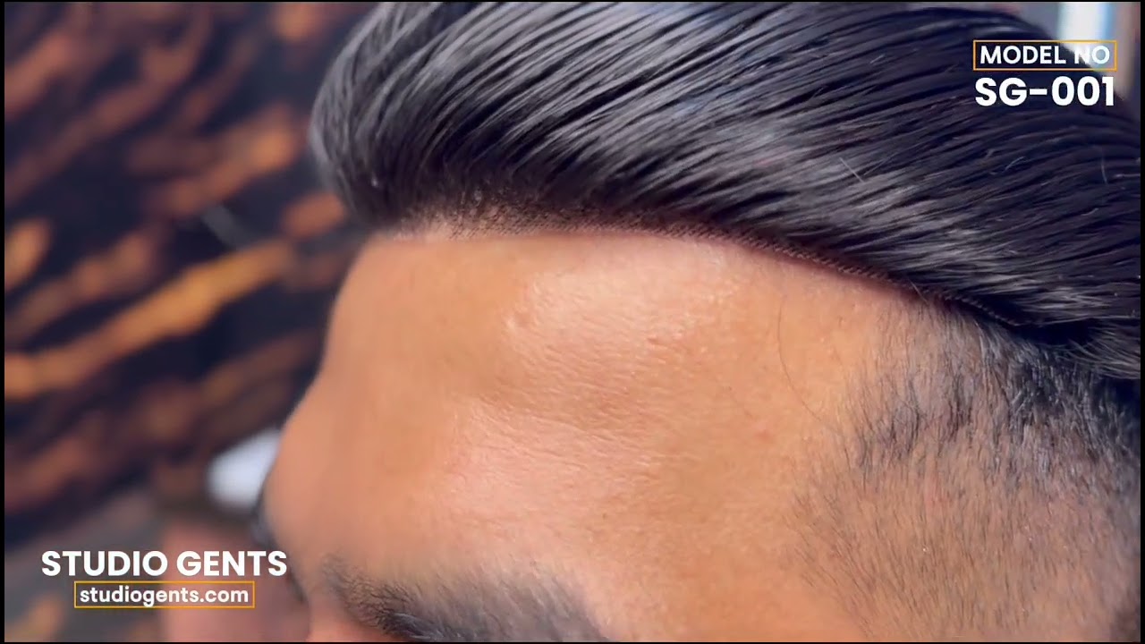 Model no - SG 001 - STUDIO GENTS #studiogents #hairreplacment #hairsystem