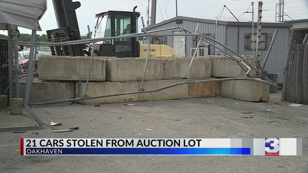 21 cars stolen from United Auto Exchange