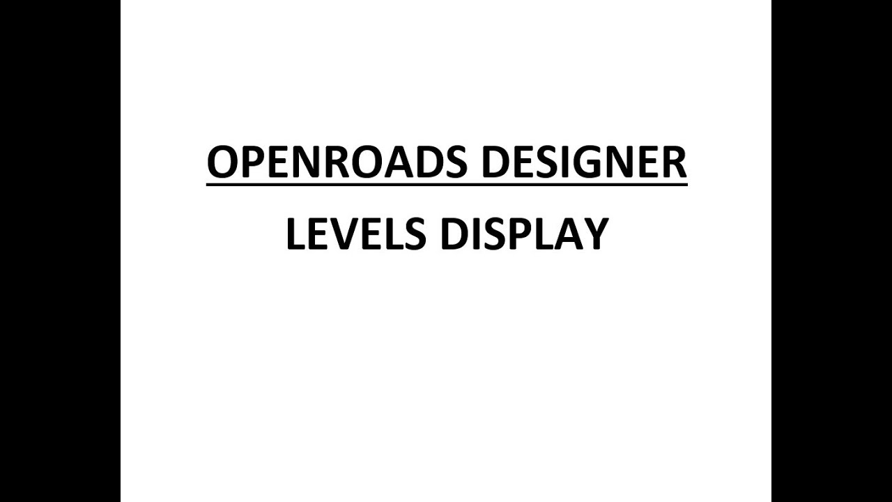 ORD - MicroStation - 8.1 - Отображение уровней