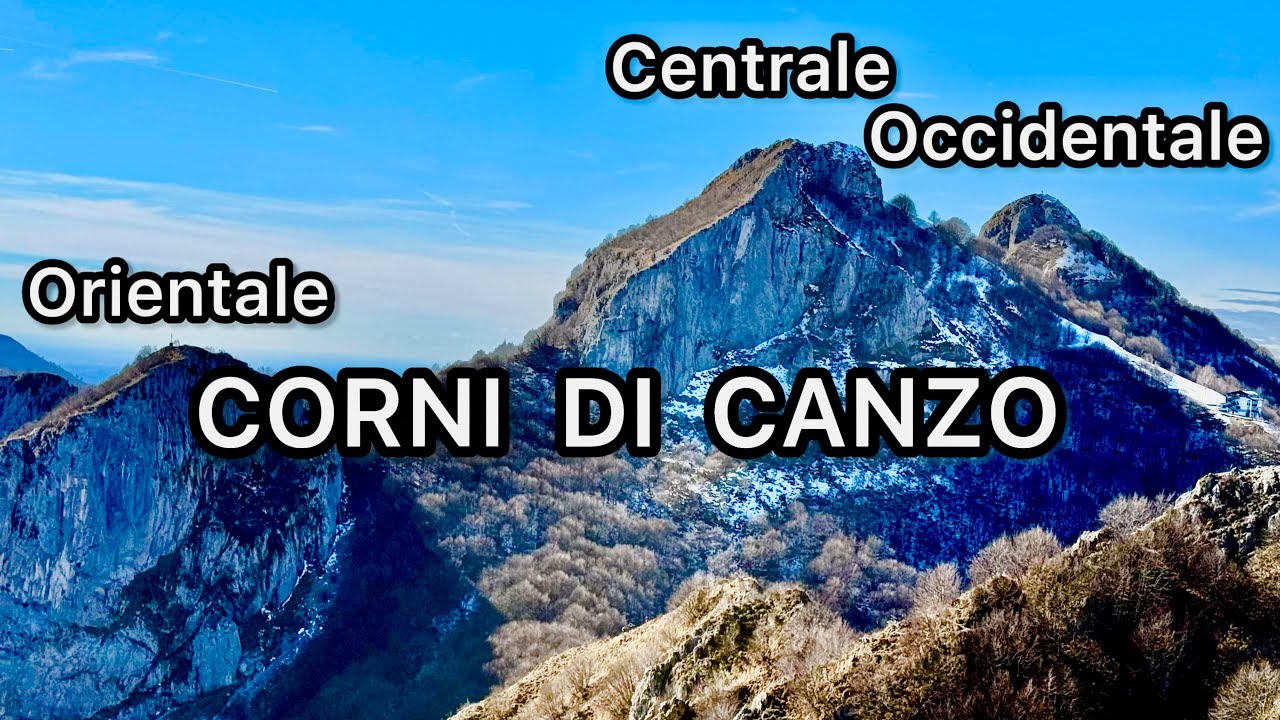Corni di Canzo: TRAVERSATA EPICA nella neve (da Gajum)