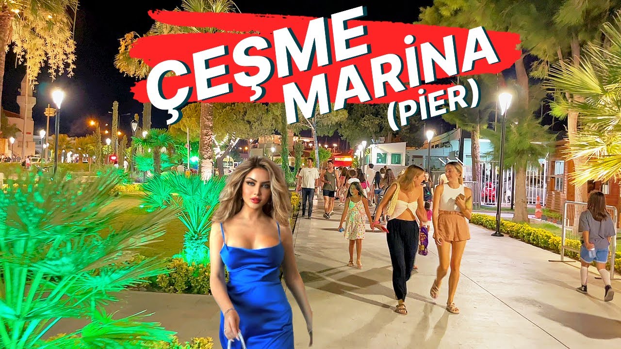 Izmir Cesme Marina : A Captivating 4K Walking Tour of a Must-See Destination #çeşme