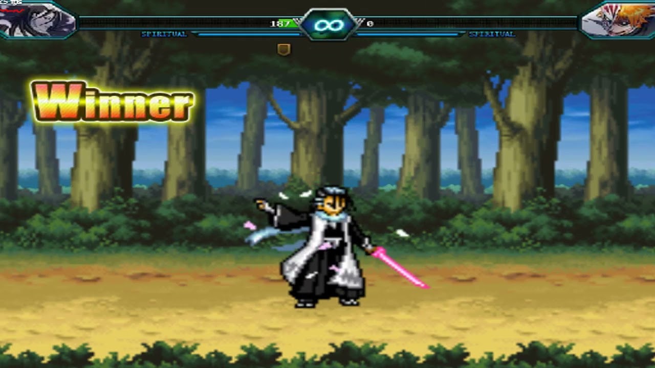 bleach vs naruto gameplay Byakuya vs un personaje aleatorio