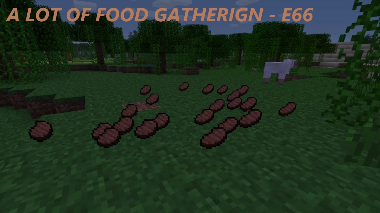 A Lot Of Food Gatherign - Minecraft LP E66