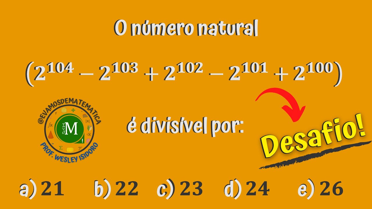 Questão boa para CONCURSOS PÚBLICOS 2021 | Desafio de Potenciação | MATEMÁTICA BÁSICA #33