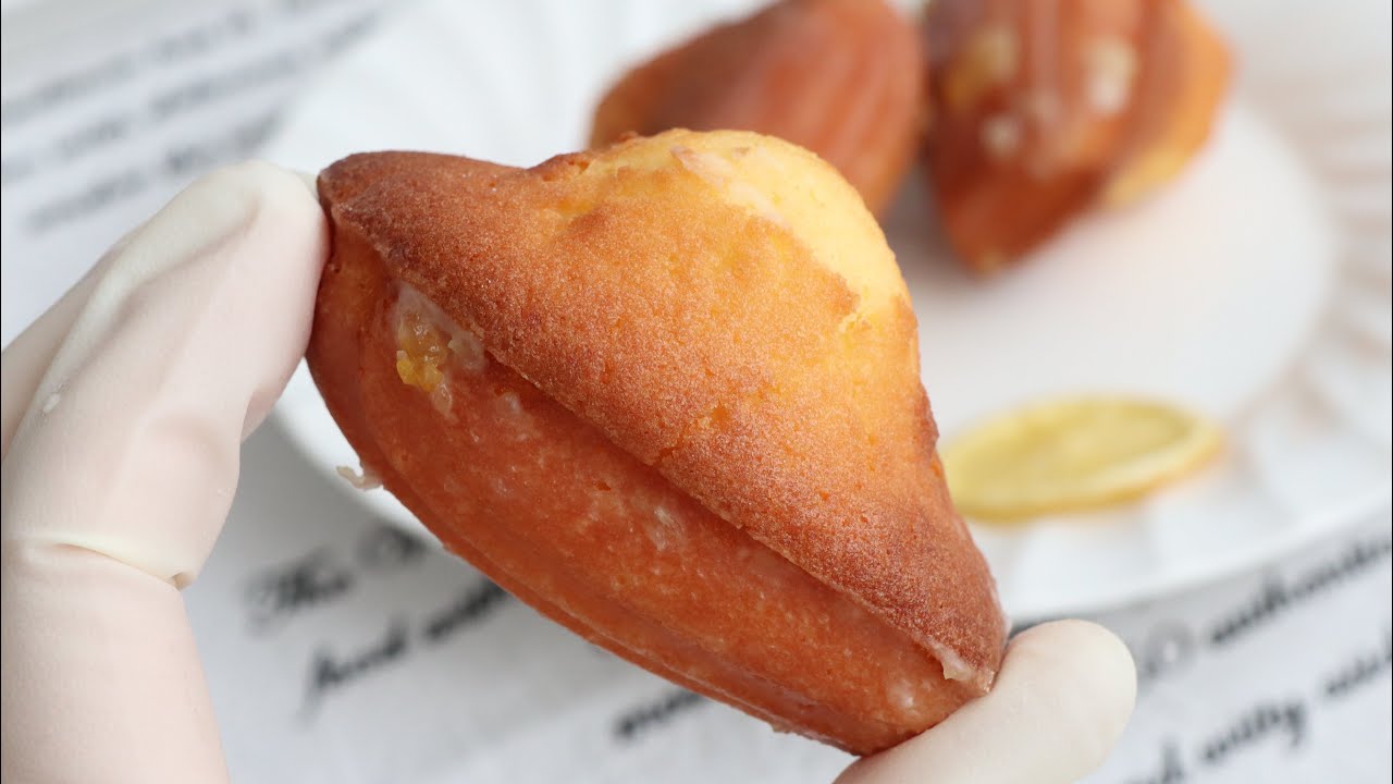 향긋촉촉 유자마들렌 Yuzu madeleine 통통한 마들렌 배꼽 만들기