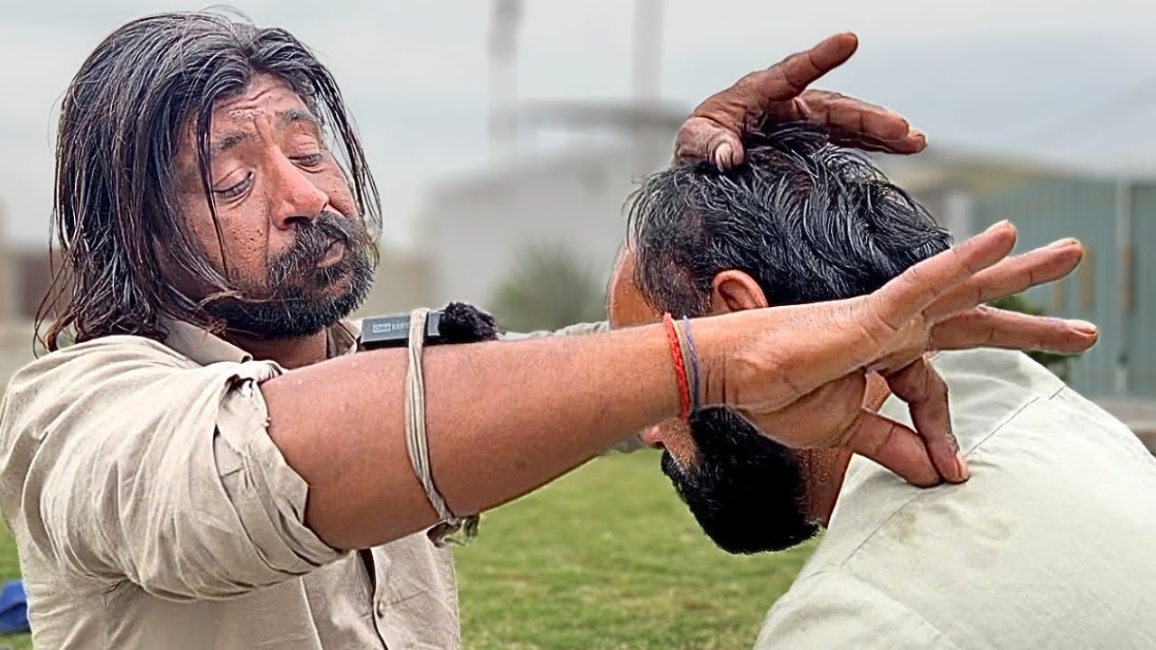 BENGALI BABA ANOTHER AMAZING & CALMING HEAD MASSAGE | ASMR DEEP SLEEP & LOUD CRACKS