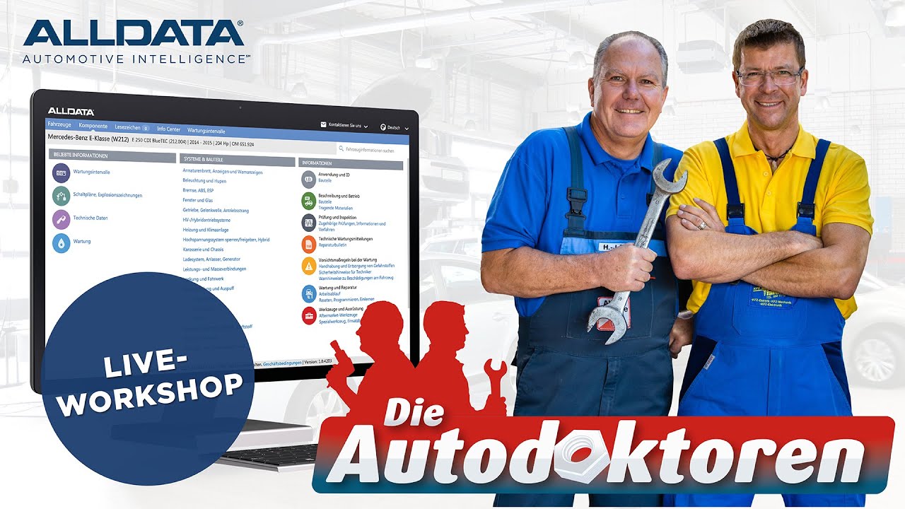 ALLDATA – Live Workshop mit den Autodoktoren