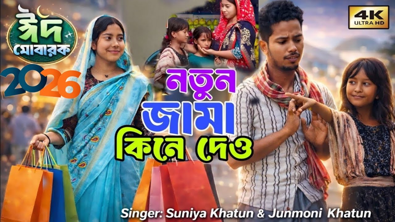 নতুন জামা কিনে দেও |Eid Mubarak | ঈদের শপিং করে দেও | Bangla songs Ashidul music company 