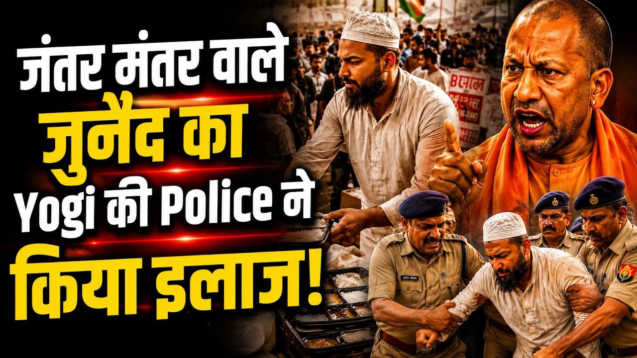 Jantar Mantar के जुनैद पर CM Yogi का Action शुरू .. घर पहुंची UP Police, हुआ इलाज!