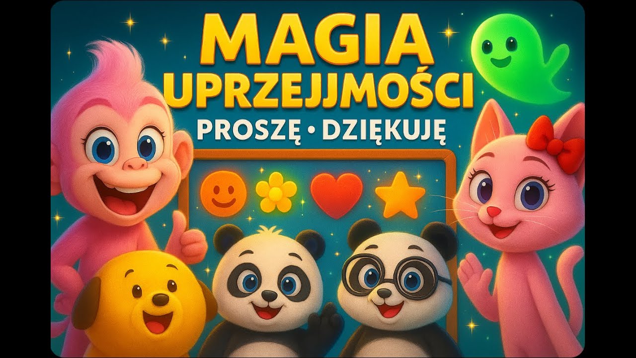 Magia Uprzejmości – PROSZĘ, DZIĘKUJĘ i Przyjaźń | Bajka edukacyjna dla dzieci💚