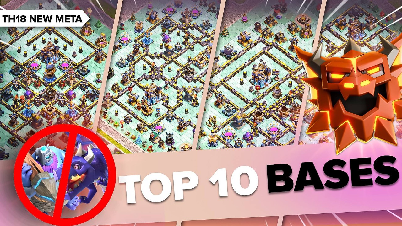Top 10 TH18 Legend League Bases 2026 | Best Trophy Pushing Bases