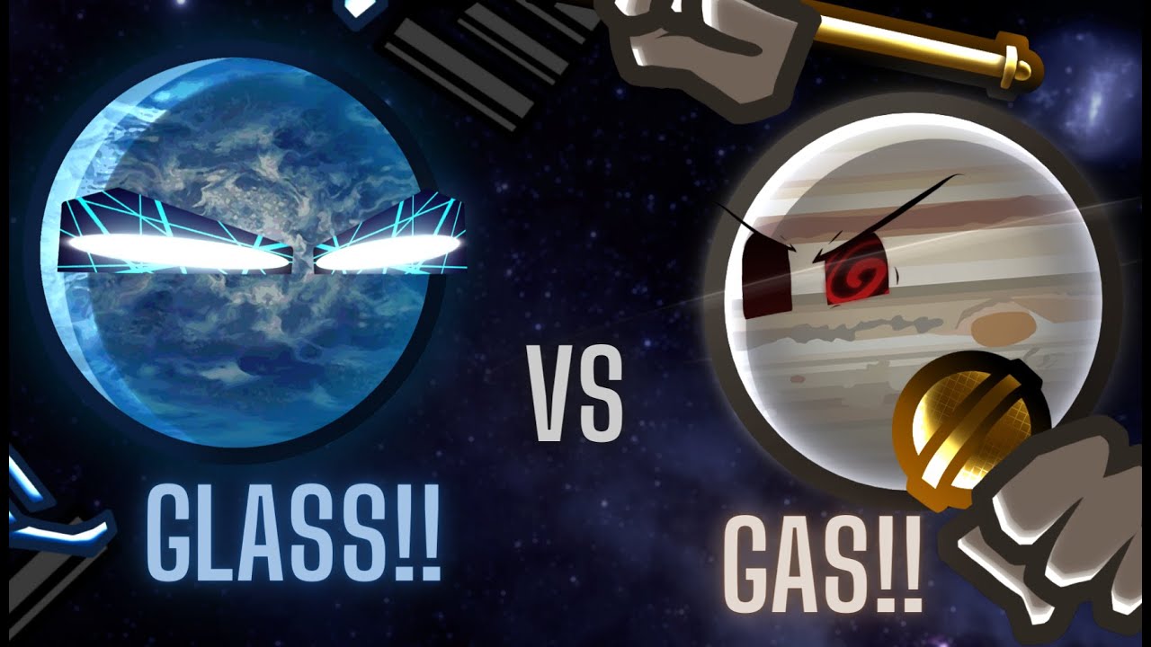 Glass Vs Gas!! (Colossus but HD189733 and Jupiter sing it)