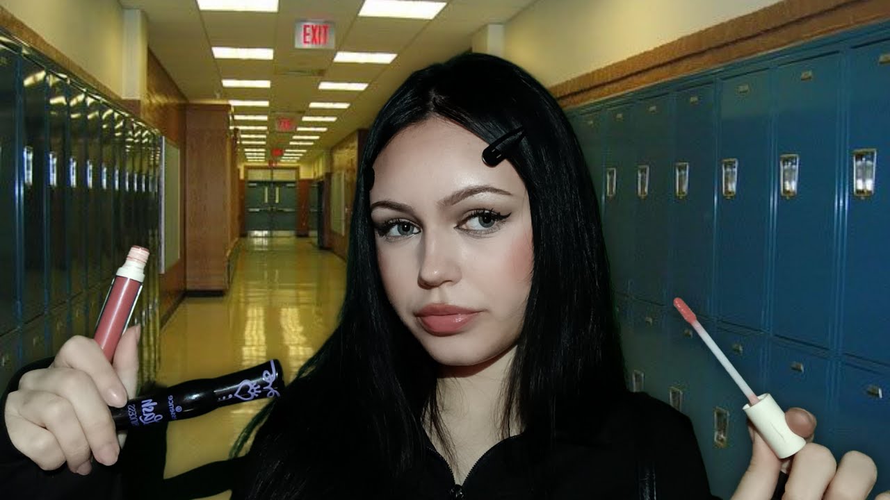 ASMR Doing Your Makeup at School Because Your Mom Doesn't Let You
