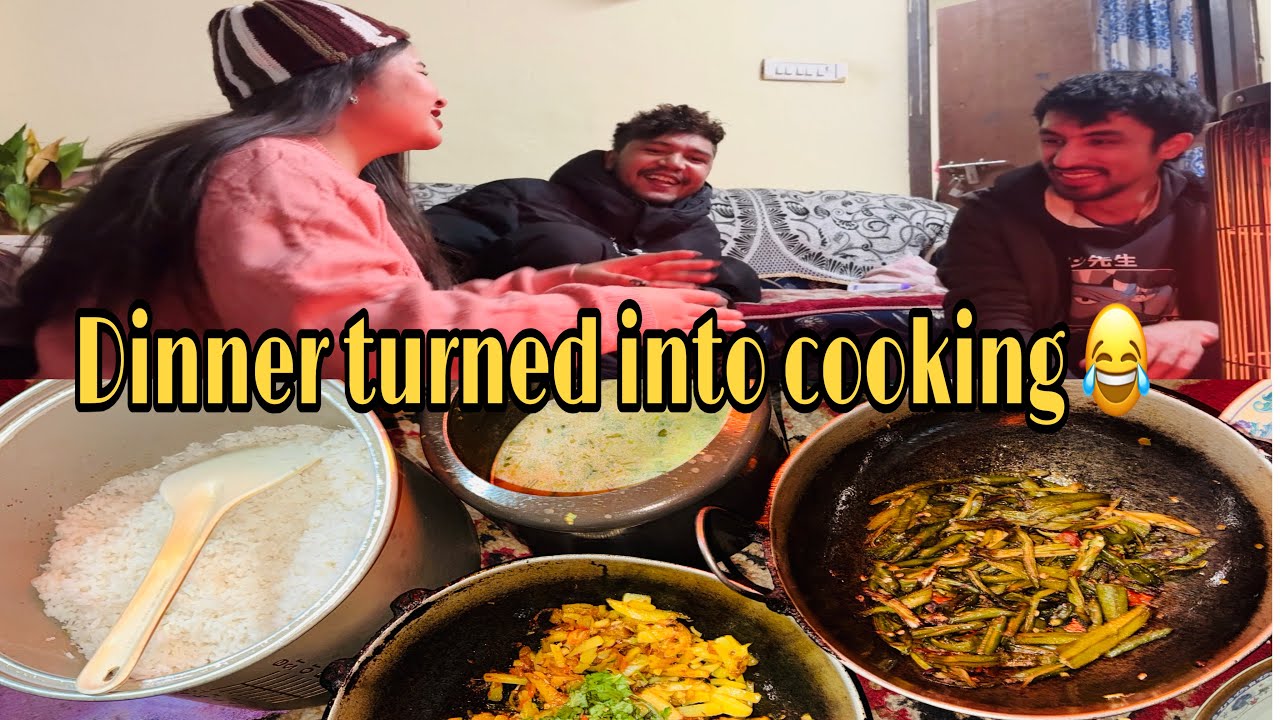 We Went for Dinner… and Ended Up Cooking 😄 | Friends Night Vlog | Rachel Shrestha | vlog 03/365
