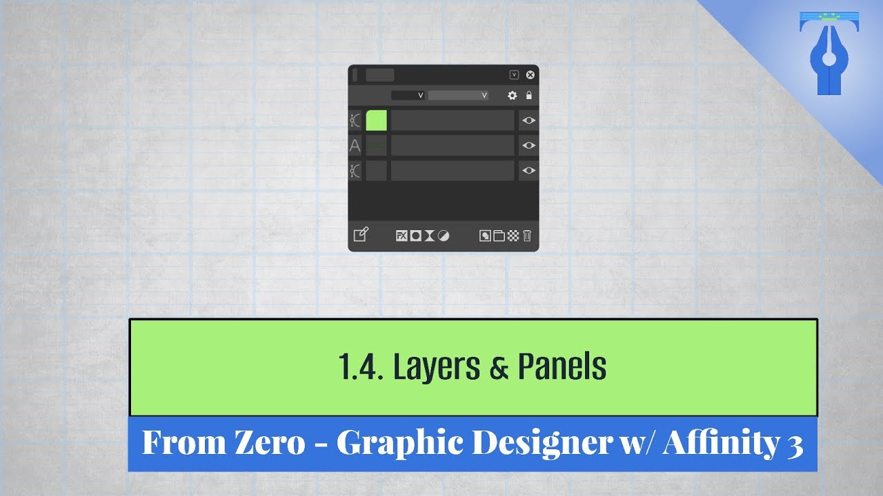 Graphic Design with Affinity #1.4 Layers & Panels (100% Free Graphic Design Course)