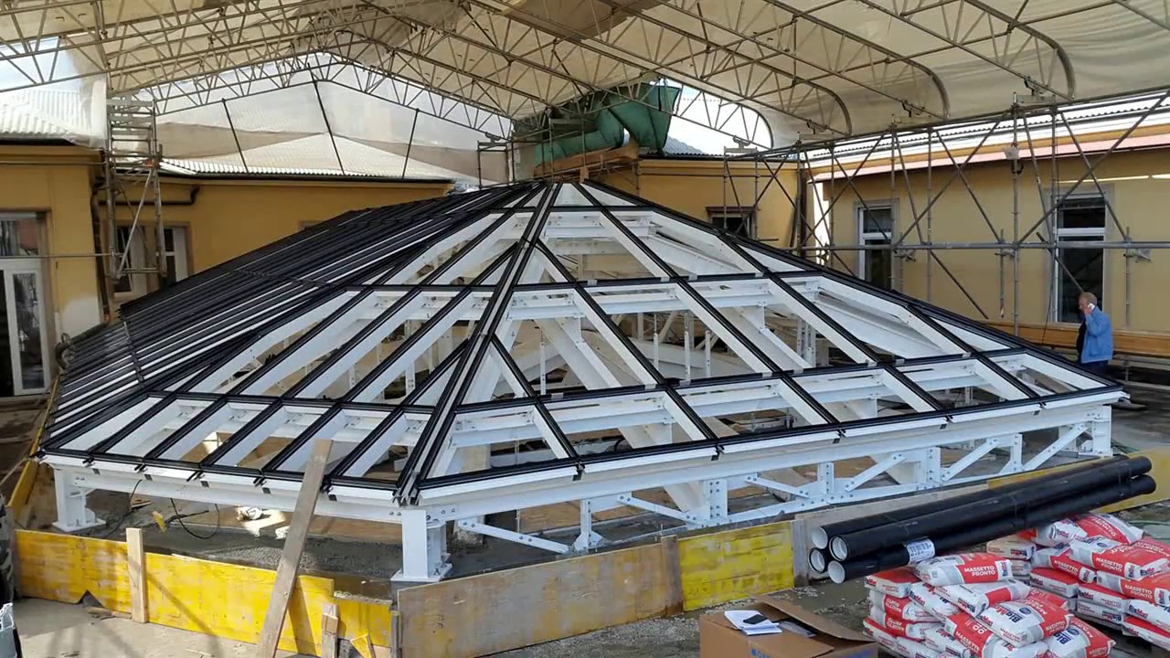 Work in progress: lucernario Palazzo Donghi