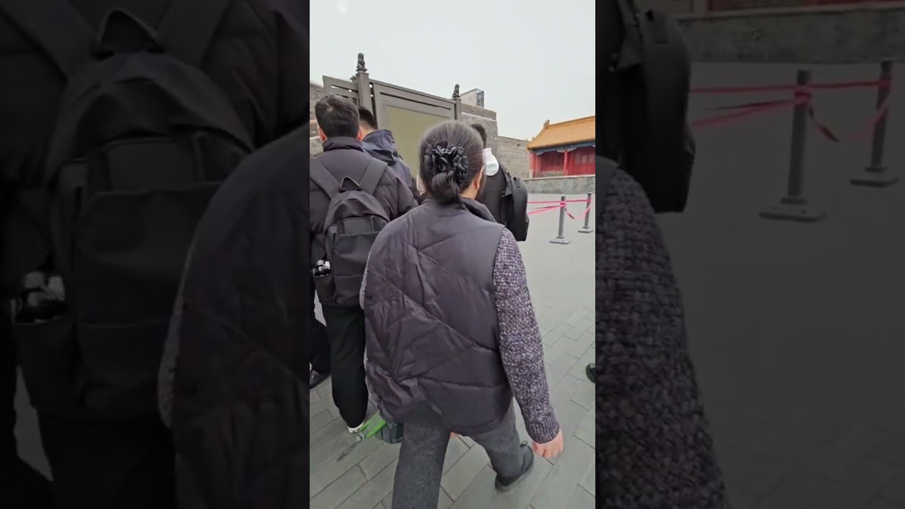 故宫走了两万多步。