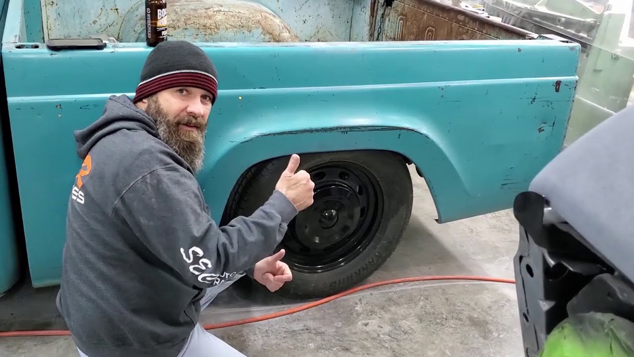 1957 Ford F100 Center Cap Install