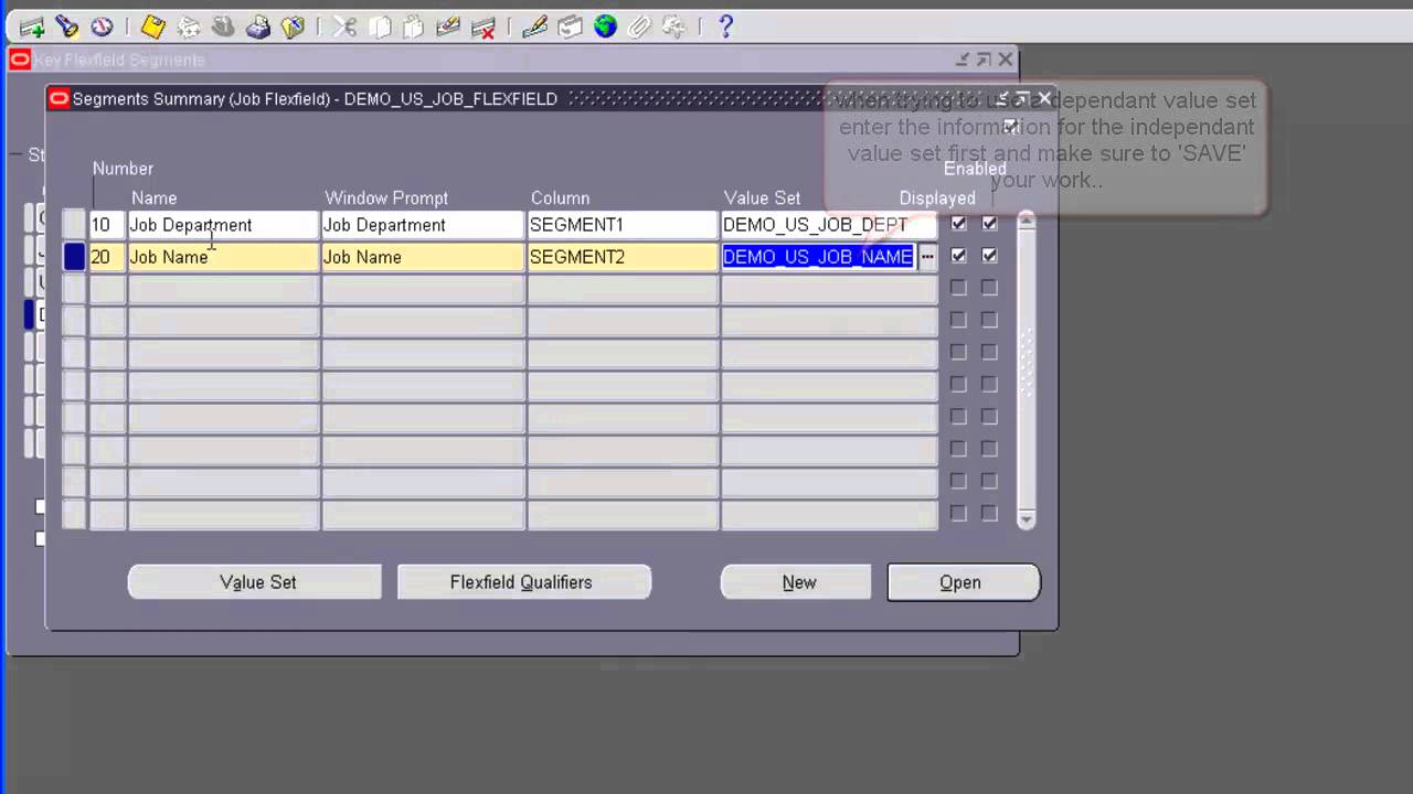 Oracle Apps HRMS Setups - Part 2