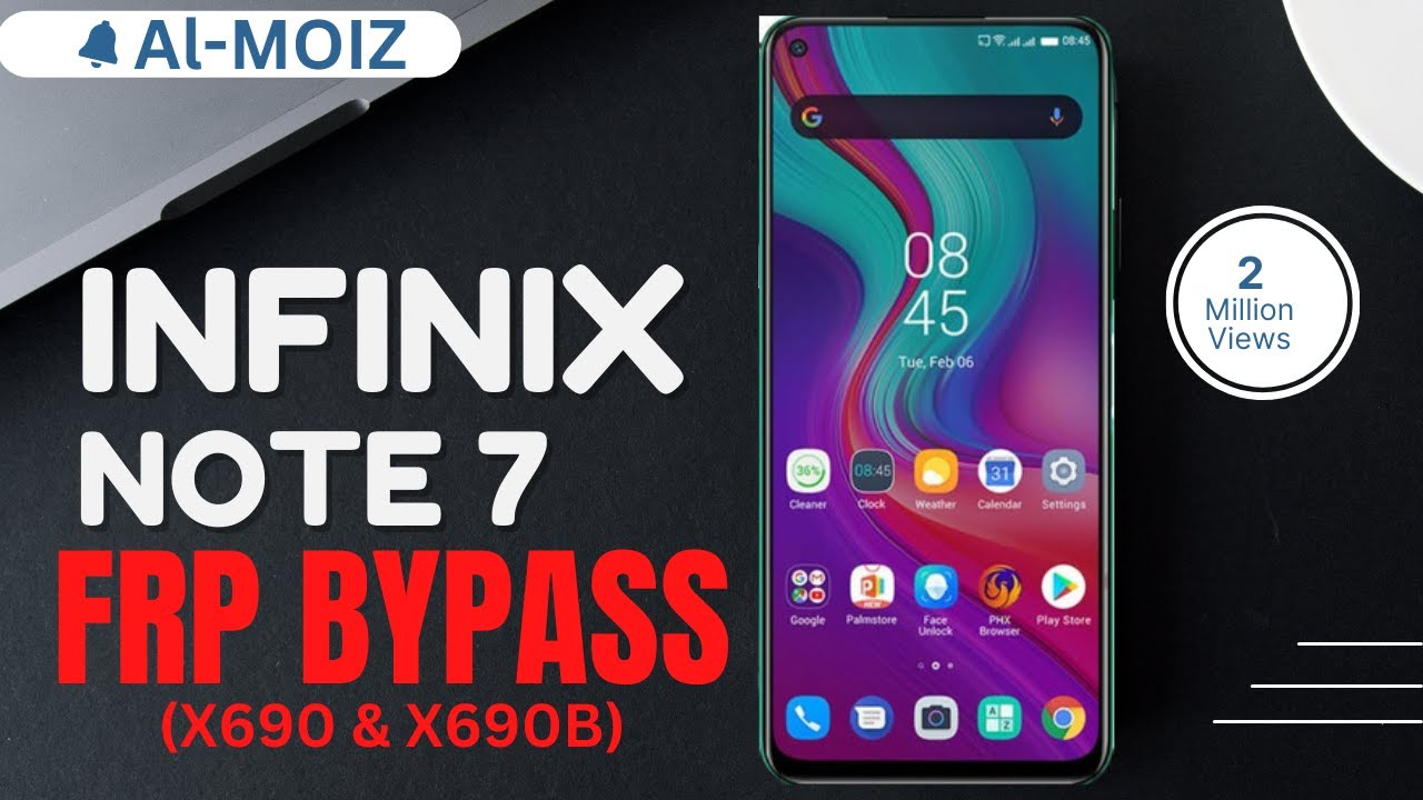 Infinix Note 7 (X690 & X690B) Frp Bypass | Google Account Bypass Android 10,11 | Without pc  - 2022