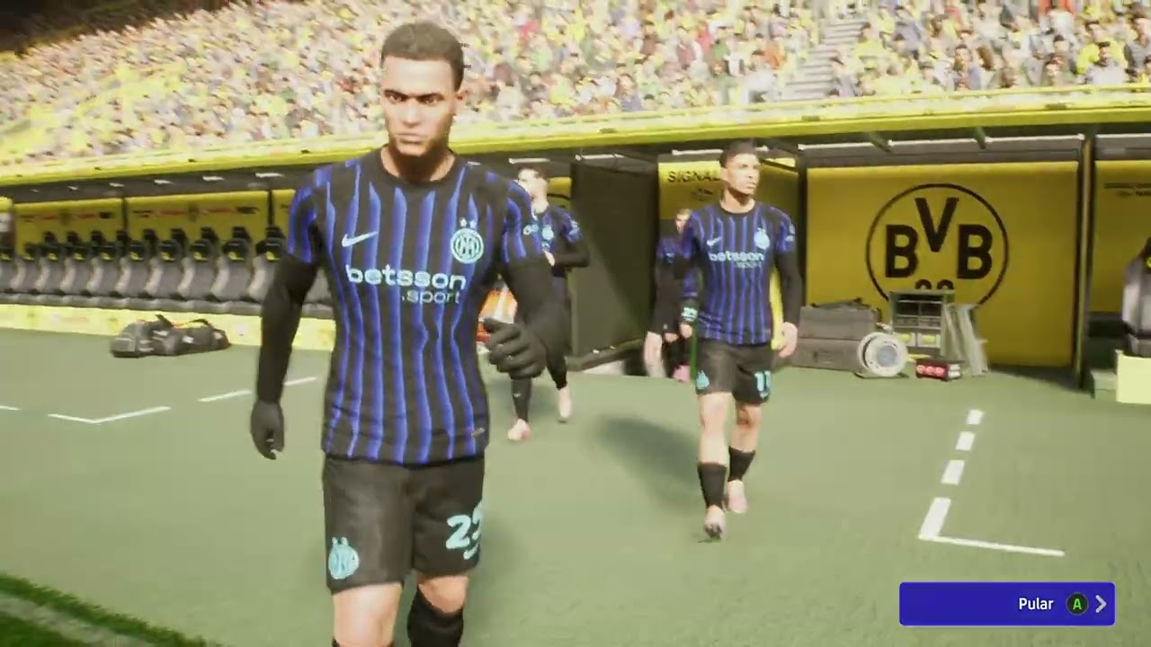 eFootball - Borussia Dortmund vs Inter de Milão - Gameplay