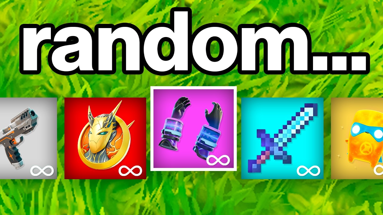 Fortnite But Everything Gives You RANDOM Items!