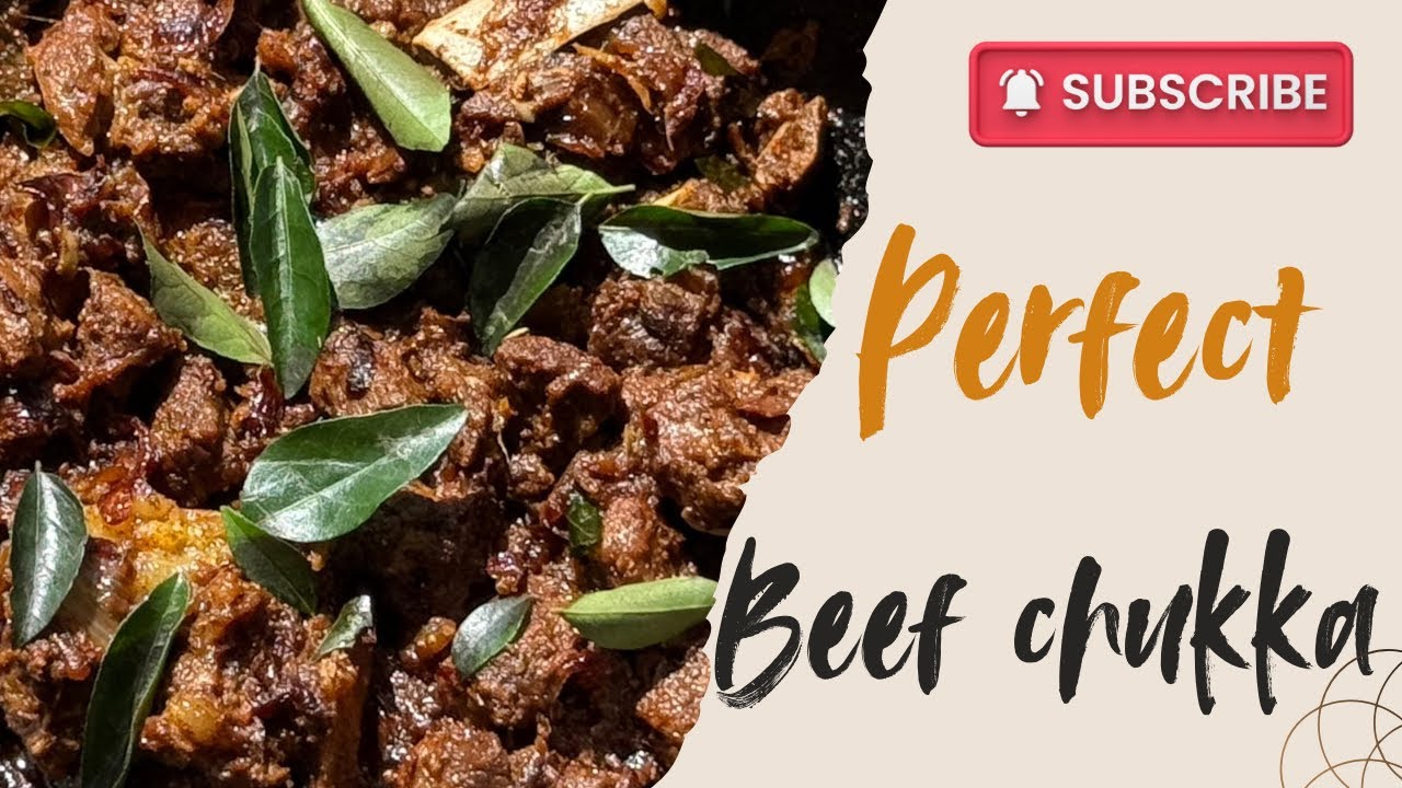 ഇതാണ് നാടൻ ബീഫ് ചുക്ക|keralastyle beef chukka|Easy recipe 