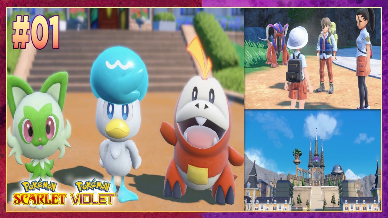 Pokemon Scarlet & Violet Walkthrough Part #1 Choose Your Starter