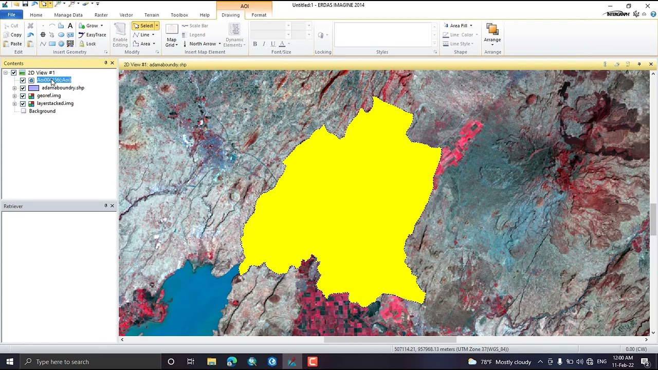 TUTORIAL  PART1 Image pre processing  || classification || change detection in ERDAS |  in Amharic