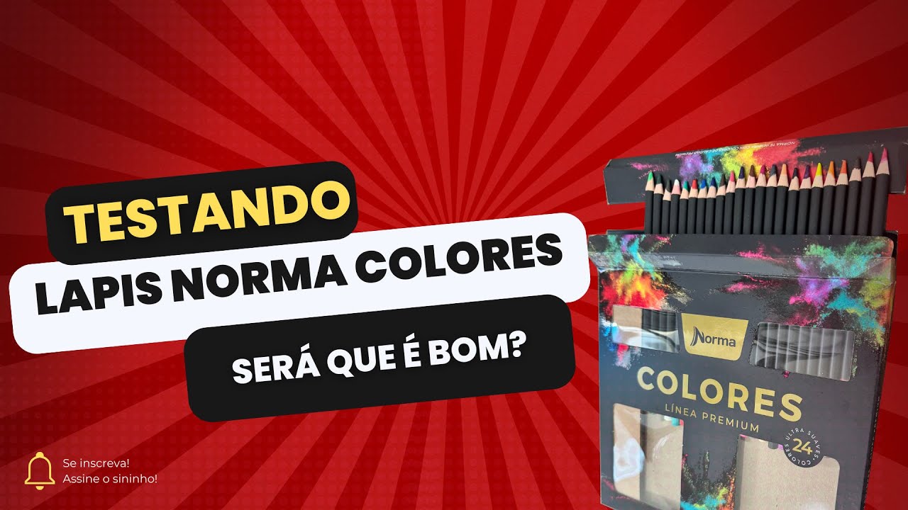 TESTANDO LÁPIS DE COR COMPRADO NA SHOPEE! SERÁ QUE VALE A PENA?