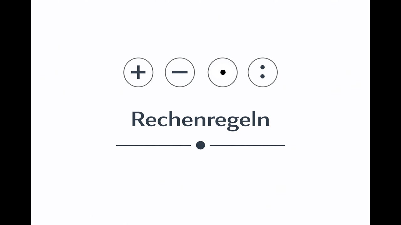 Rechenregeln beim Rechnen