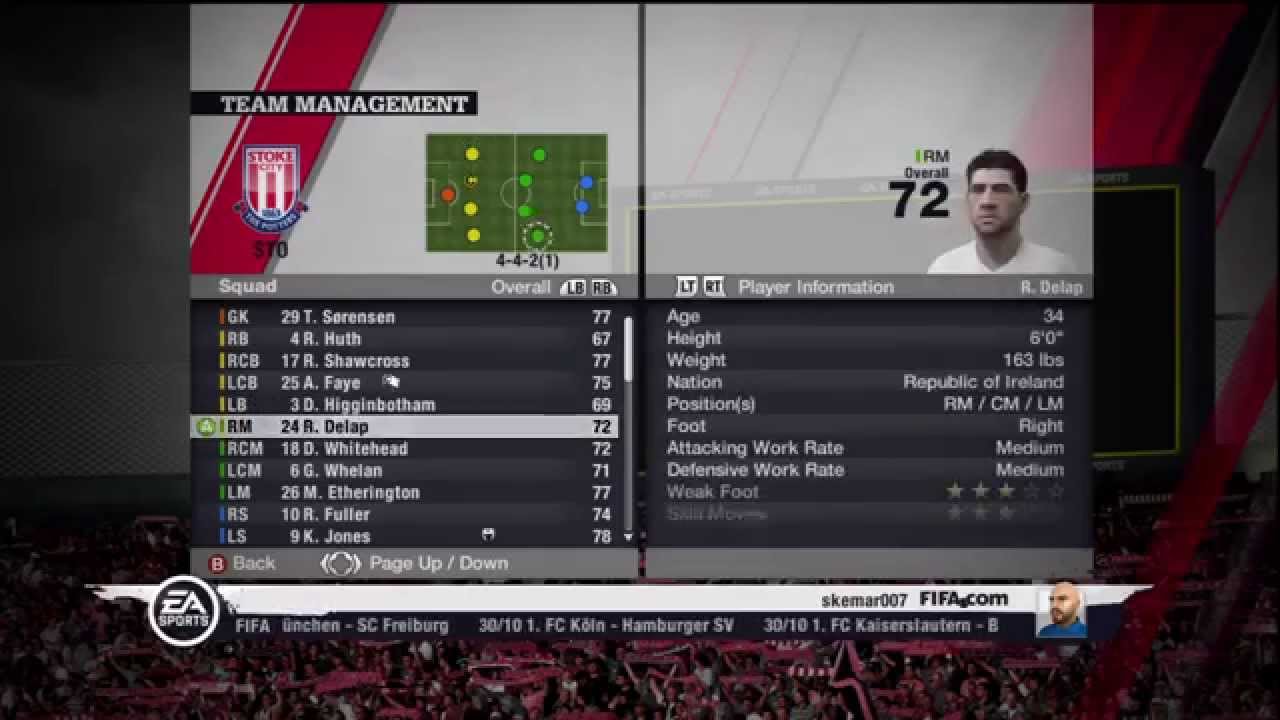 FIFA 11 - ALL ENGLISH PREMIER LEAGUE PLAYER RATINGS - TEAMS M-W PART 2