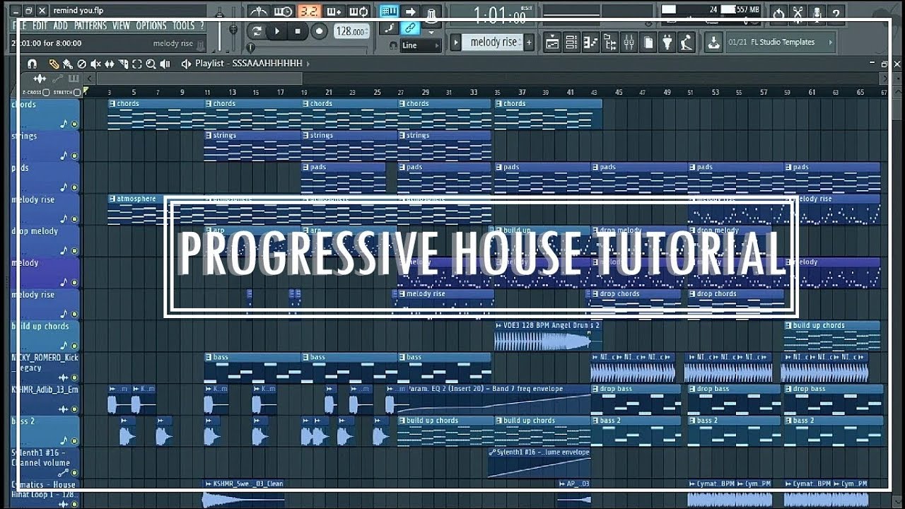 How to make a Progressive House track [FL STUDIO TUTORIAL] .
