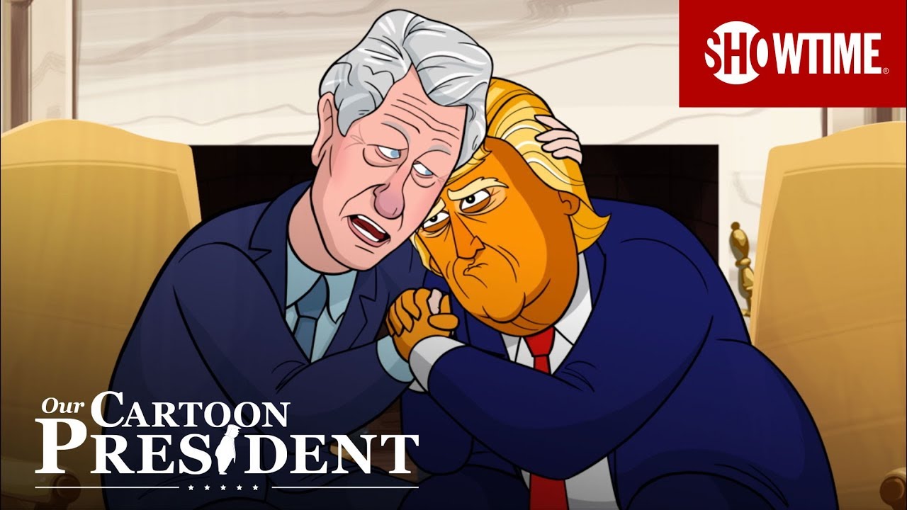 'Cartoon Trump & Clinton React to Jeffrey Epstein Scandal' Ep. 210 Cold Open | Our Cartoon President