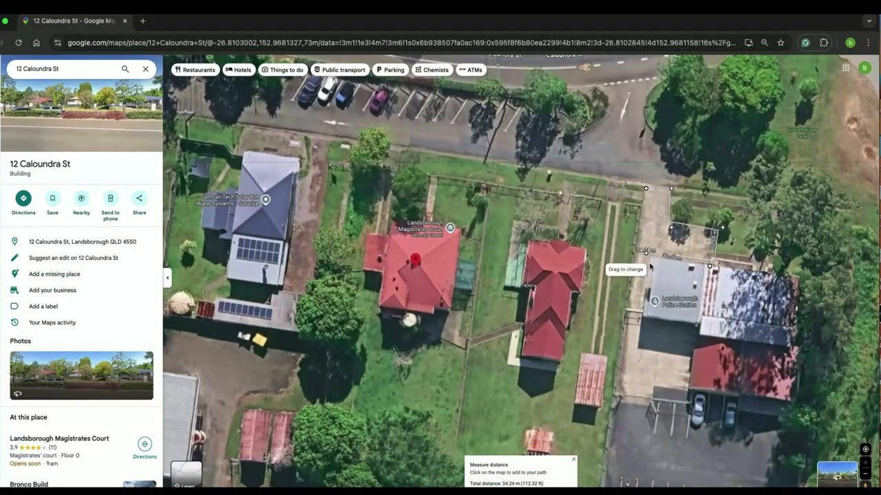 map measuring tool Google Maps