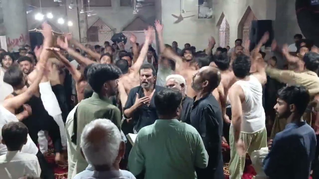 23 ذیقد ماتم داری جسوکی  گجرات ماتمی سنگت غلامانِ عون و محمد خالد آباد گجراتسالار۔ چوہدری اختر عباس