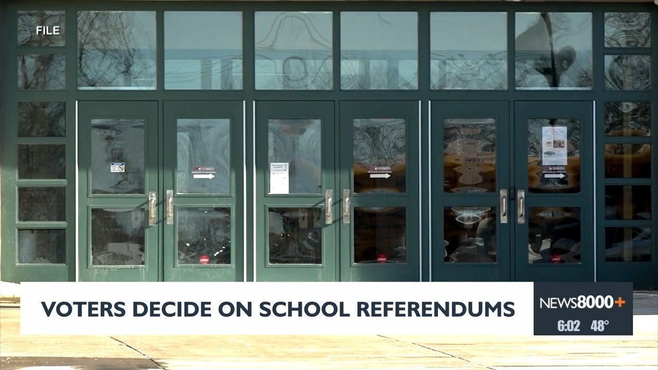 Voters decide on school referendums