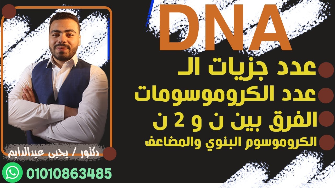 فيديو مستويات عليا | كمية ال DNA فى الخلايا - الفيديو(٨)