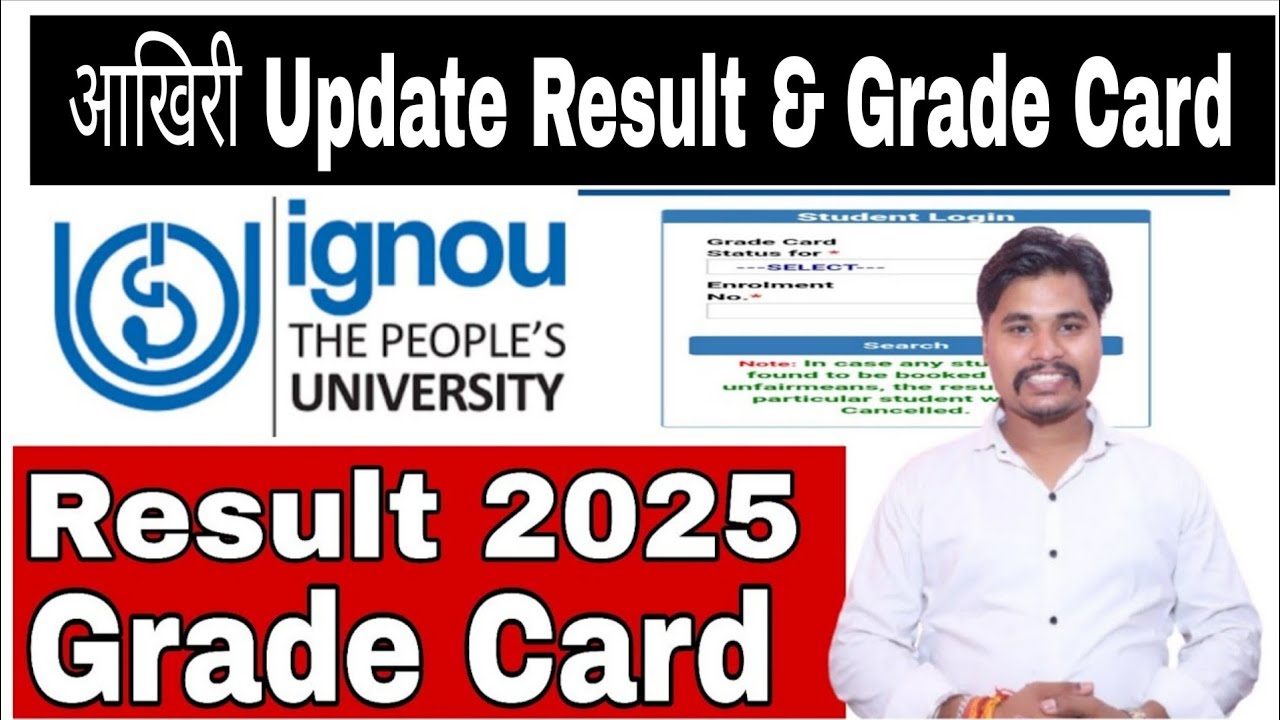 IGNOU आखिरी Update Result & Grade Card 2025 #ignou #Update 