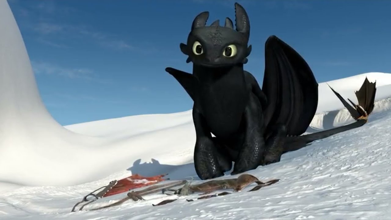 Gift Of The Night Fury - All Toothless Scenes